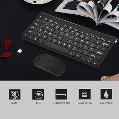 Ultra‑Slim Wireless Keyboard & Mouse Combo